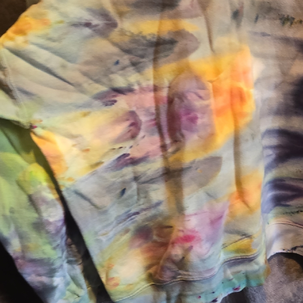Multicolor Tie-Dye Hoodie - Picture 5 of 8